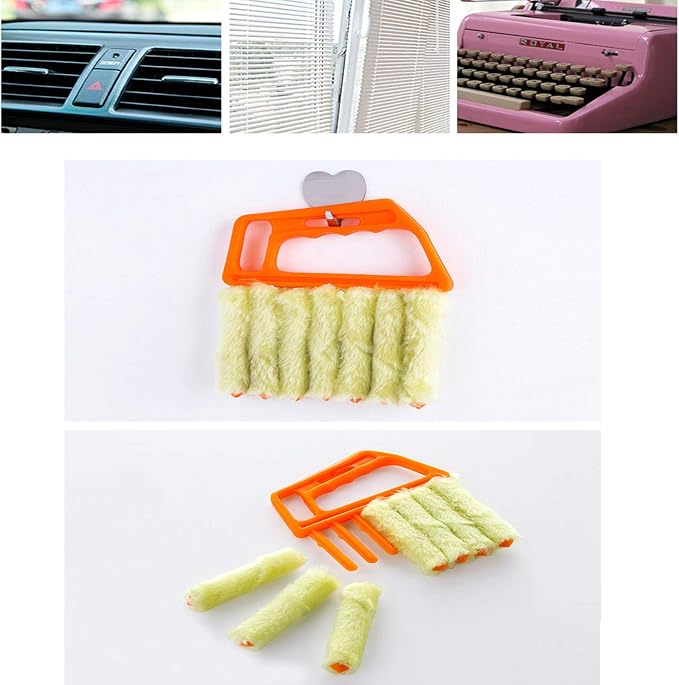 2 Pcs Blind Cleaner Washable Window Dusting Cleaner Tool Mini Blind Duster - Image 7