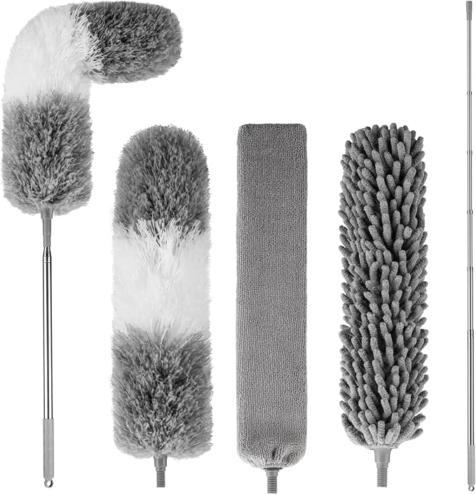 Dusters for Cleaning, Microfiber Duster Feather Duster by LLOOC