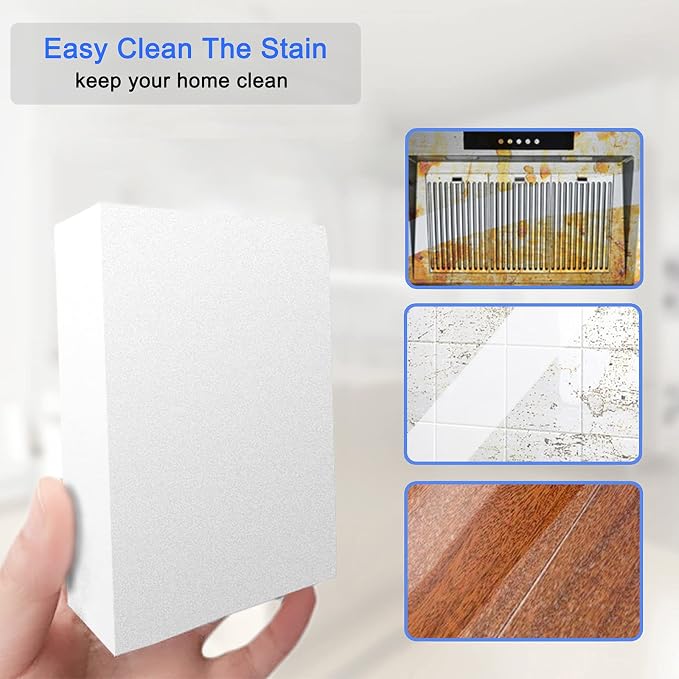 100Pack Magic Sponge Eraser, Extra Thick Melamine Foam Sponge in Bulk - Image 6