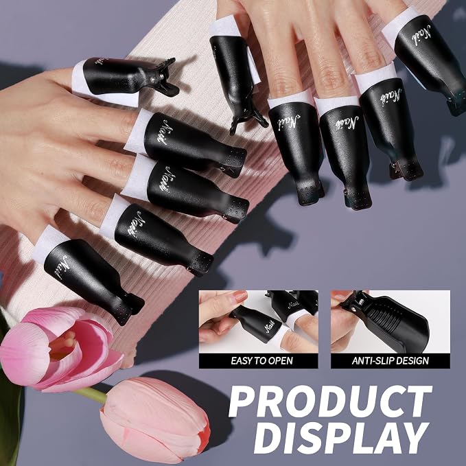 FANDAME Gel Nail Polish Remover Tools Kit, 100ml Nail Polish Remover Bottle - Image 6
