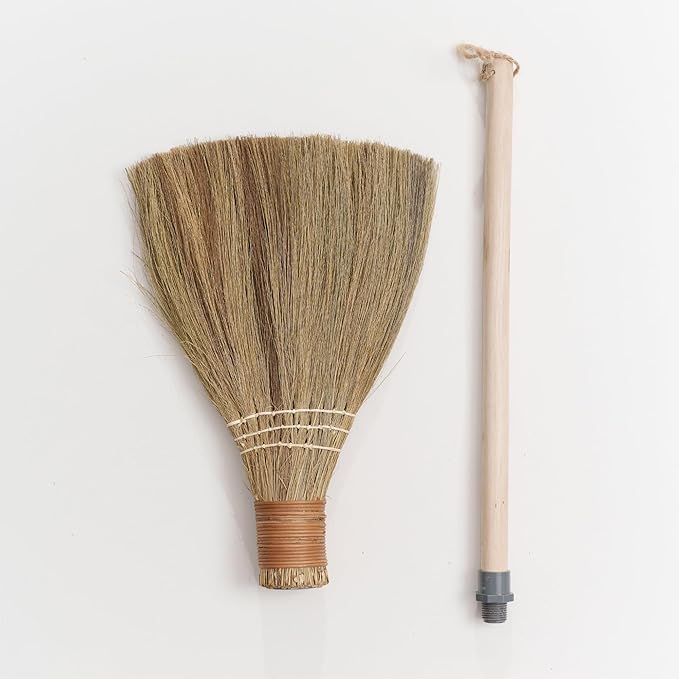 Natural Whisk Sweeping Hand Handle Broom - Image 3