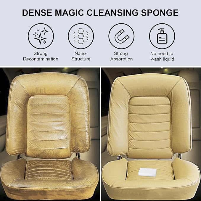 50 Pack Extra Thick Multi-Purpose Melamine Sponge, Magic Sponge Eraser - Image 4