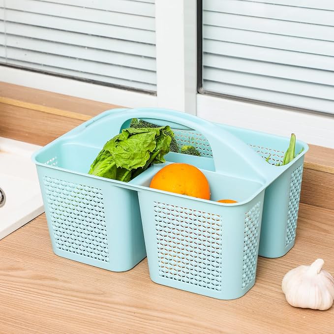 UUJOLY Plastic Portable Shower Caddy, Cleaning Shower Basket - Image 3