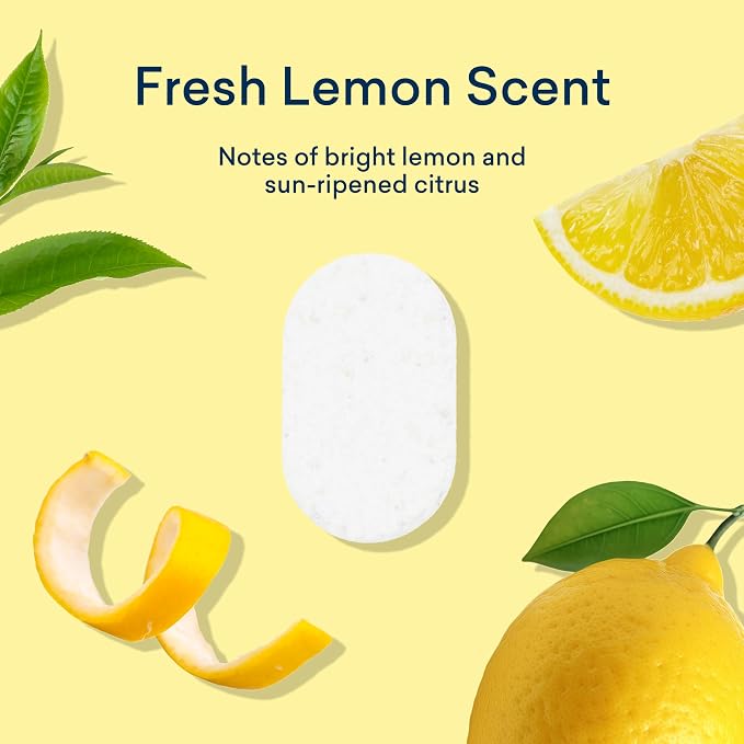 BLUELAND 100% Plastic-Free Dishwasher Detergent Tablets, Starter Set, Lemon Zest - Image 4