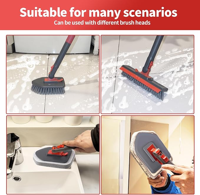 Tile Tub Scrubber Brush No Scratch - Image 7
