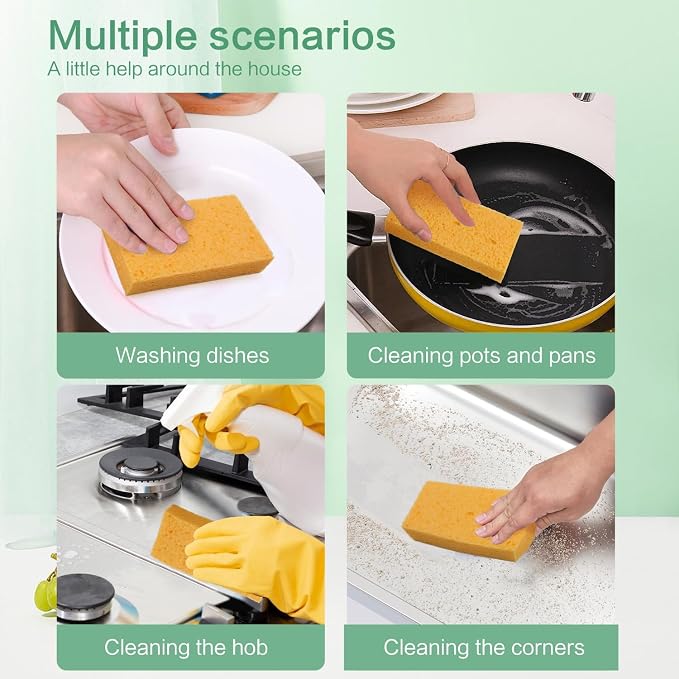 Large Cellulose Sponges, Kitchen Sponge - Image 2