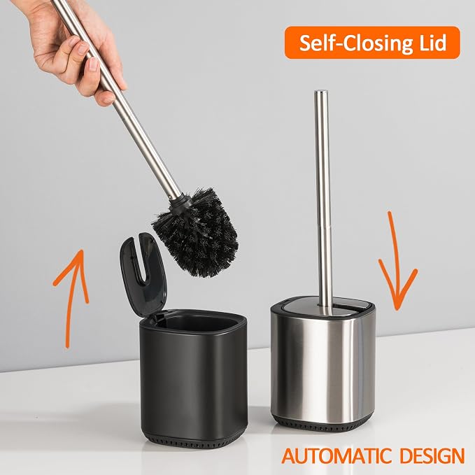 Toilet Bowl Brush and Holder, Toilet Brush - Image 6