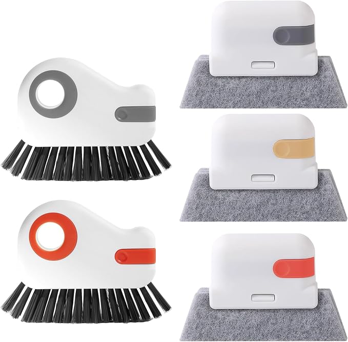 2 Pcs 2 in 1 Window Track Cleaner, Groove Cleaner Brush, Effective Window Sill - Image 7