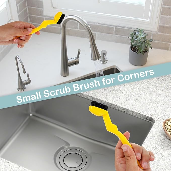 4pcs Bathroom Gap Cleaning Brush, Small Crevice Cleaning Brushes, Hand-Held - Image 4