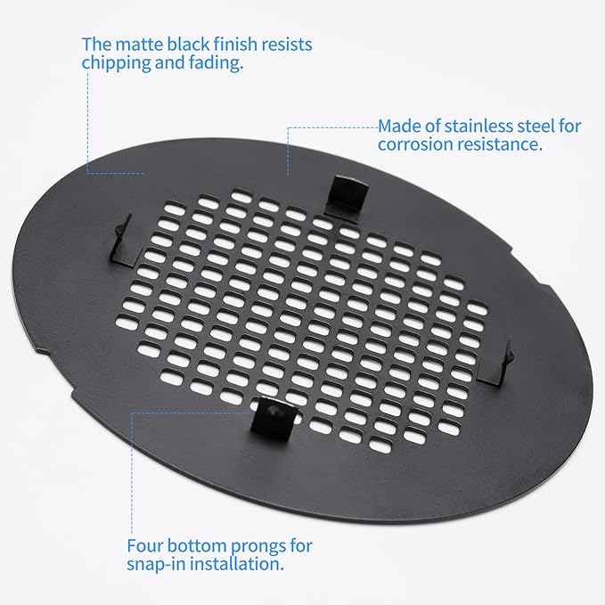 Shower Drain Cover, Shower Drain Hair Catcher Snap-in Replacement Strainer - Image 6