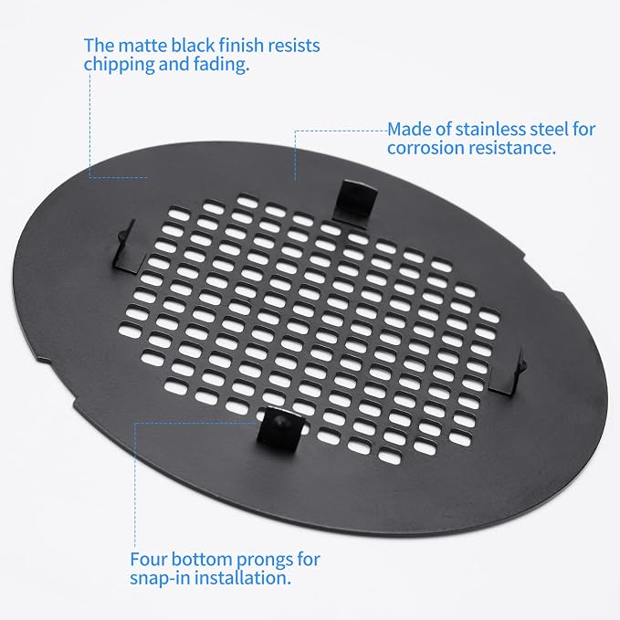 Shower Drain Cover, Shower Drain Hair Catcher Snap-in Replacement Strainer - Image 6