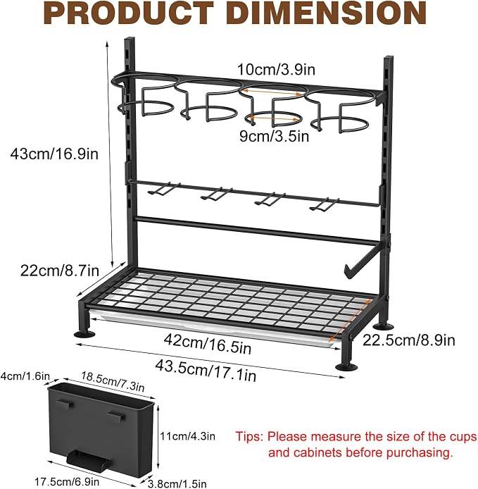 Housolution Water Bottle Organizer Drying Rack - Image 6