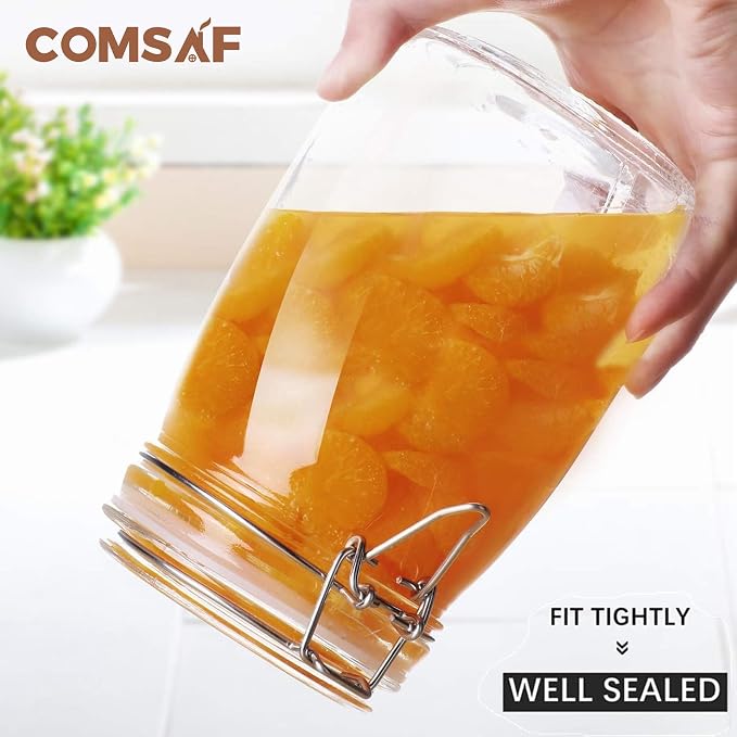 ComSaf Airtight Glass Canister Set of 3 - Image 8
