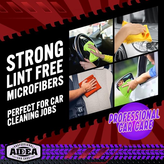 AIDEA Microfiber Cleaning Cloth 10PK, Micro Fiber Cloth - Image 6