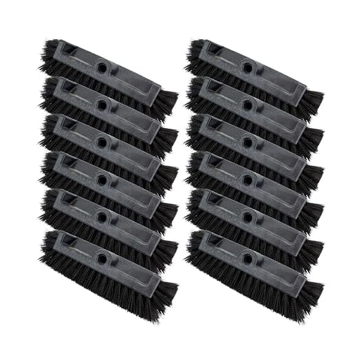 SPARTA Multi-Level Tile Scrub Brush 12" Wide Brush Head, Heavy-Duty Tile by SPARTA