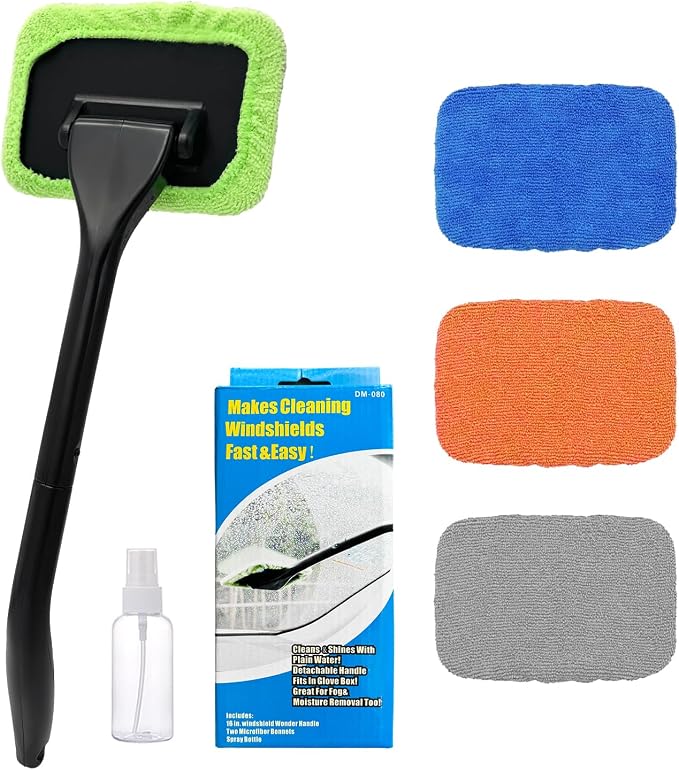 Car Windshield Cleaning Tool, Microfiber Window Cleaner by Ohleats