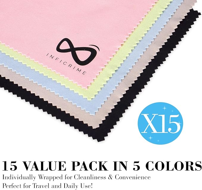 Microfiber Glasses Cloth 15 Pack - Image 7