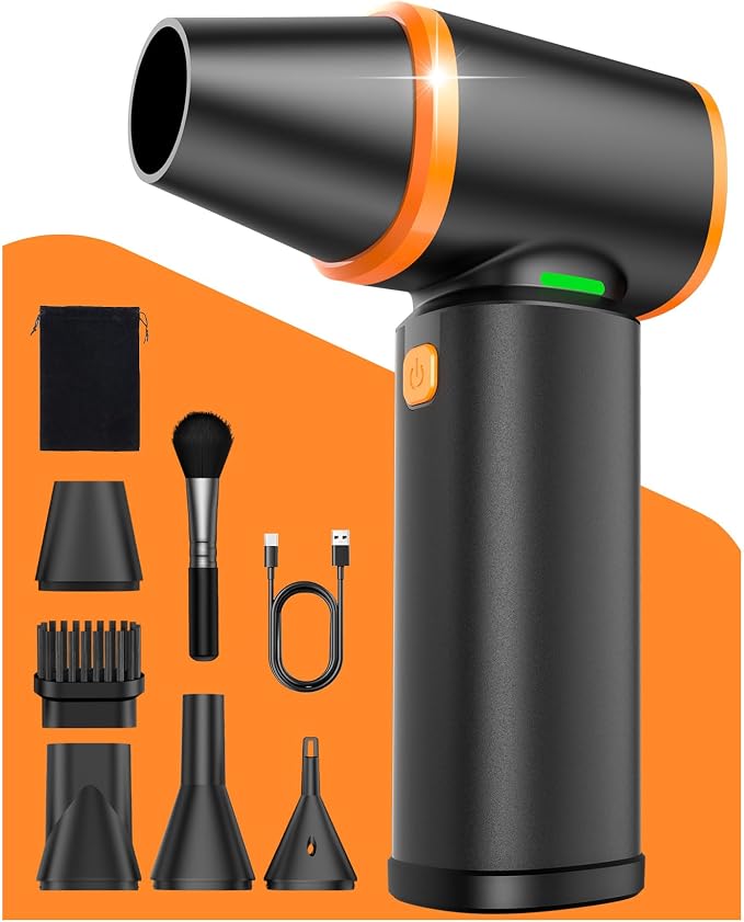 Compressed Air Duster, 290000RPM High-Velocity Electric Air Duster by Unknown