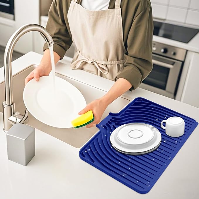 Dish Drying Mat for Kitchen Counter, - Image 6