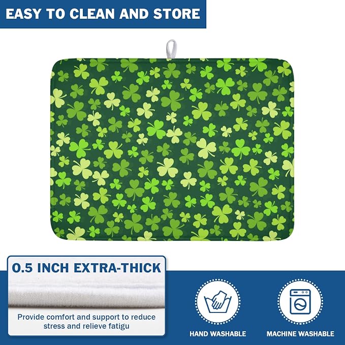 St. Patrick's Day Dish Drying Mat - Image 5