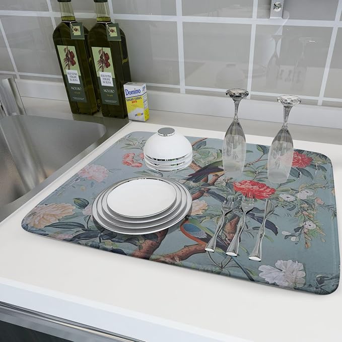 Khope Chinoiserie Dish Drying Mat - Image 6