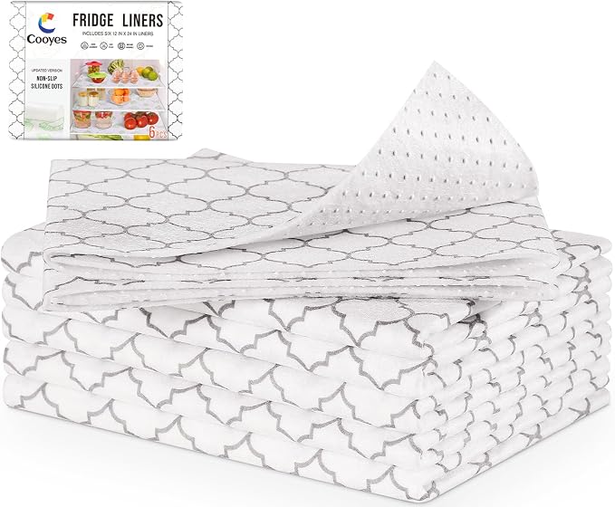 Cooyes 2 in 1 Refrigerator Liners & Fresh mats by Cooyes