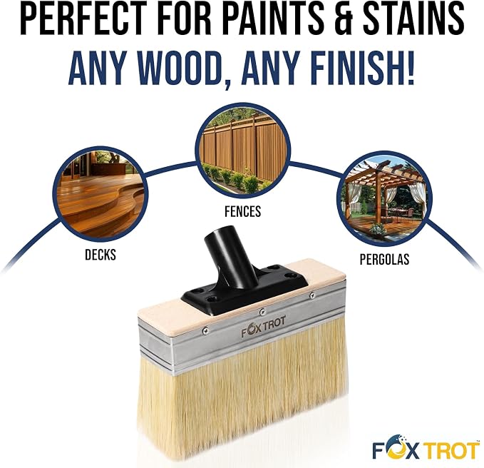 Foxtrot Deck Stain Brush 7-Inch, Stain-Brushes - Image 6