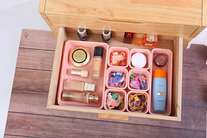 15 PCS Interlocking Desk Drawer Organizer Separator - Image 3