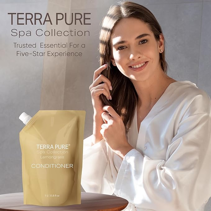 Terra Pure Spa Collection 1 Liter Conditioner Refill Bag - Image 6