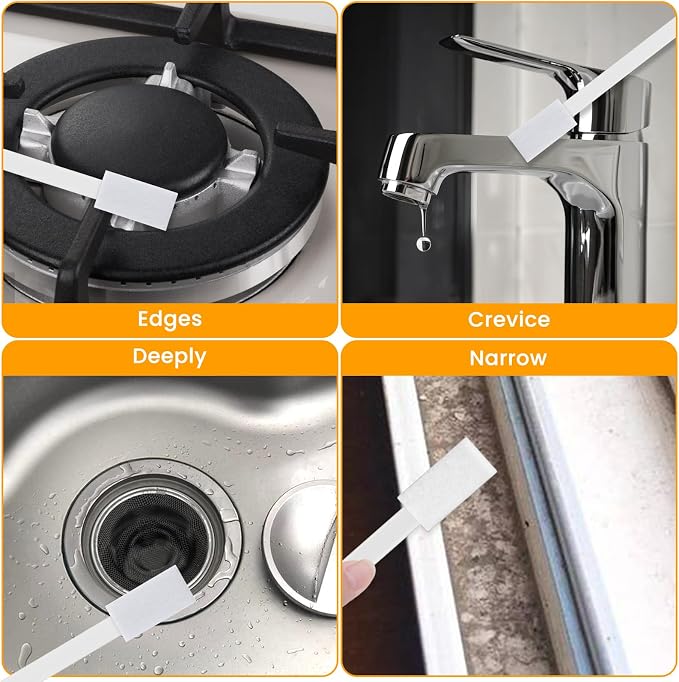 50 Pcs Disposable Crevice Cleaning Tool Crevice Brush Crevices Hole Cleaning - Image 3