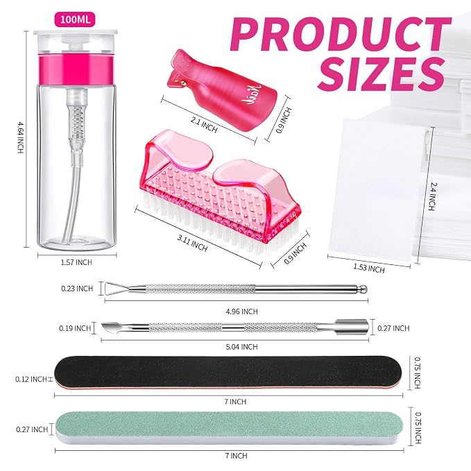 FANDAMEI Nail Polish Gel Remover Tools Kit - Image 7
