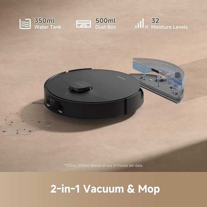 dreame D20 Plus Robot Vacuum and Mop, 000Pa Suction, Self-Emptying - Image 5