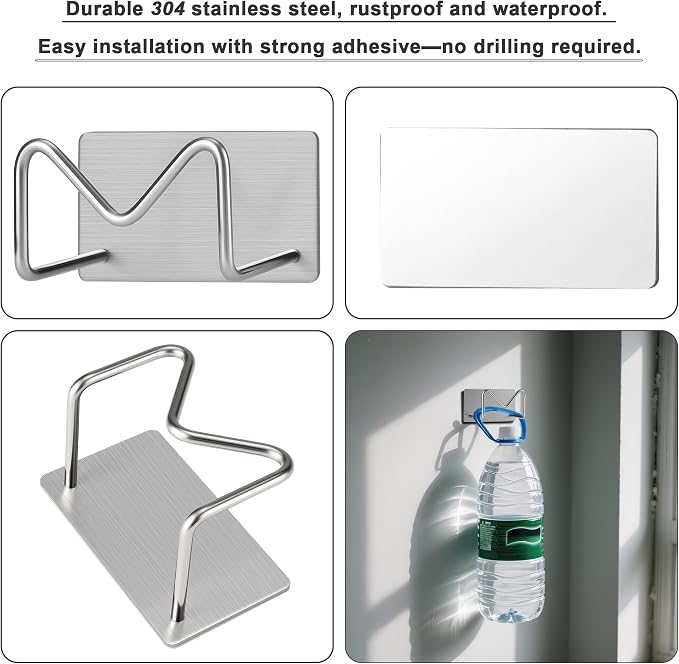 2-Pack Stainless Steel Sponge Holder, Kitchen Sink Caddy Organizer, SUS304 - Image 2