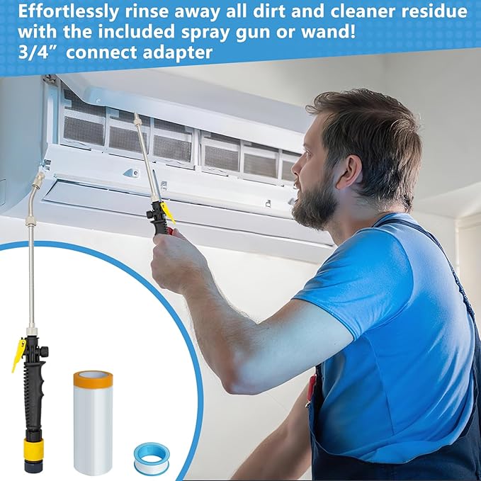 Aufind 7 PCS Different Air Conditioner Fin Cleaner kit, Brush Condenser Ac Coil - Image 4