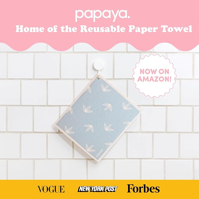 Papaya Reusable Paper Towels, Premium Swedish Dishcloths - Image 9