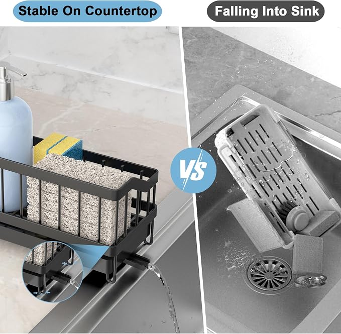 Sponge Holder for Kitchen Sink, Sink Caddy - Image 5
