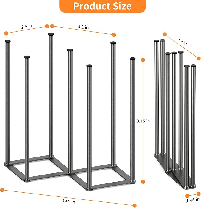 Foldable Bottle Drying Rack, Baby Bottle Drying Rack, Collapsible Cup Draining - Image 2