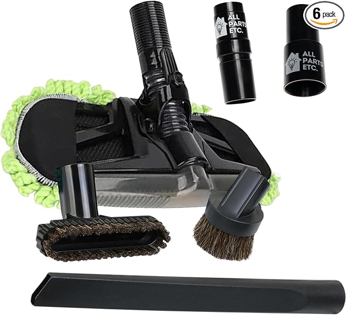 Vacuum Attachments for 1.25" Vacuum Accessories, Dust Mop, Dust Brush, Crevice by ALLPARTSETC