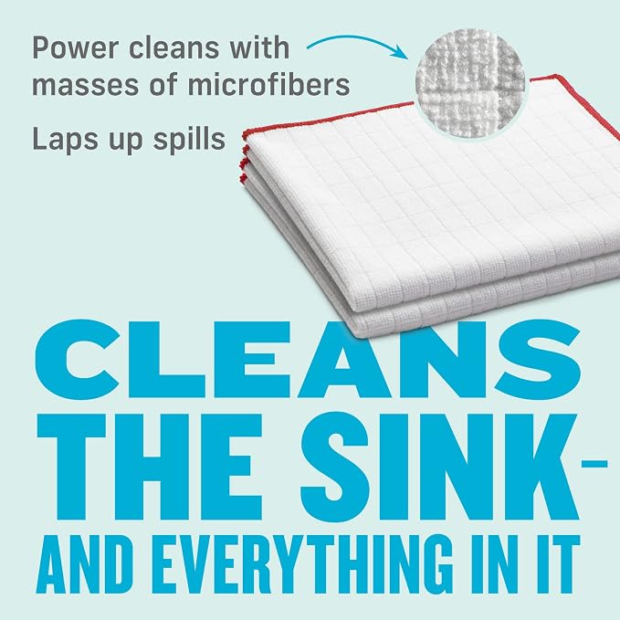 E-Cloth Paper Towel Replacement Cloth, Premium Microfiber Cleaning Cloth - Image 3