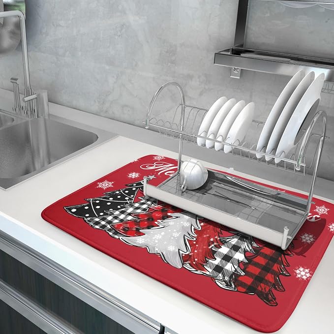 Merry Christmas Dish Drying Mats - Image 5