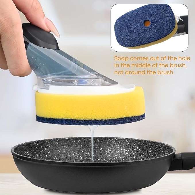 Sponge Brush Refills for OXO Soap Dispensing Dish Brush - Image 3