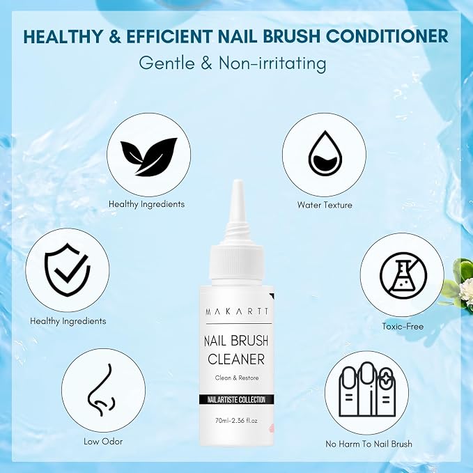 Makartt Nail Art Brushes Cleaner: Nail Polish Brush Bristles Conditioner - Image 7