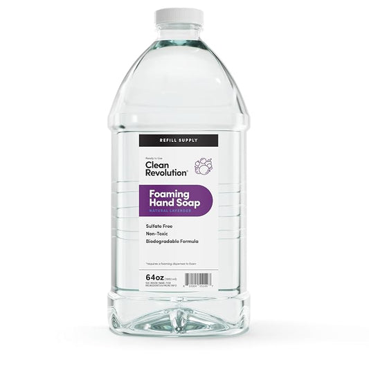 Clean Revolution Foaming Hand Soap Refill Supply Container, Ready to Use Formula by CleanRevolution