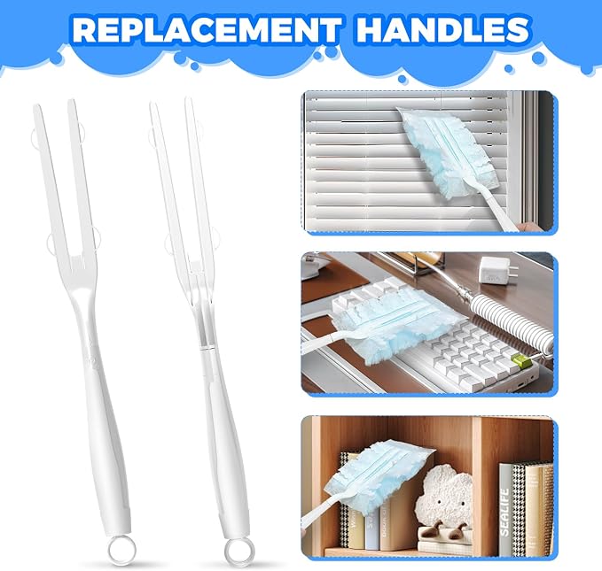 5PCS Duster Refills Folding Handles Set Compatible - Image 6