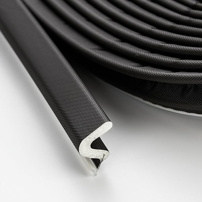 Ravinte Weather Stripping Door Seal Strip Soundproof "Q" Foam Weather Stripping by Ravinte