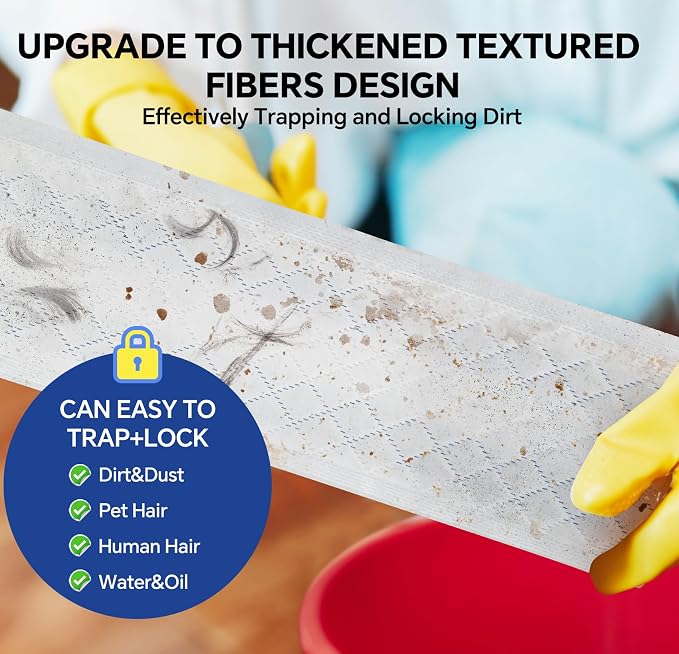 60 Count Ultrathick Microfiber Mop Pads Refills - Image 3