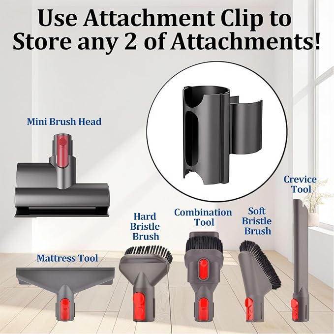 Vacuum Attachment Holder for V7 V8 V10 V11 V15 G5 – Holds 2 Attachments on - Image 3
