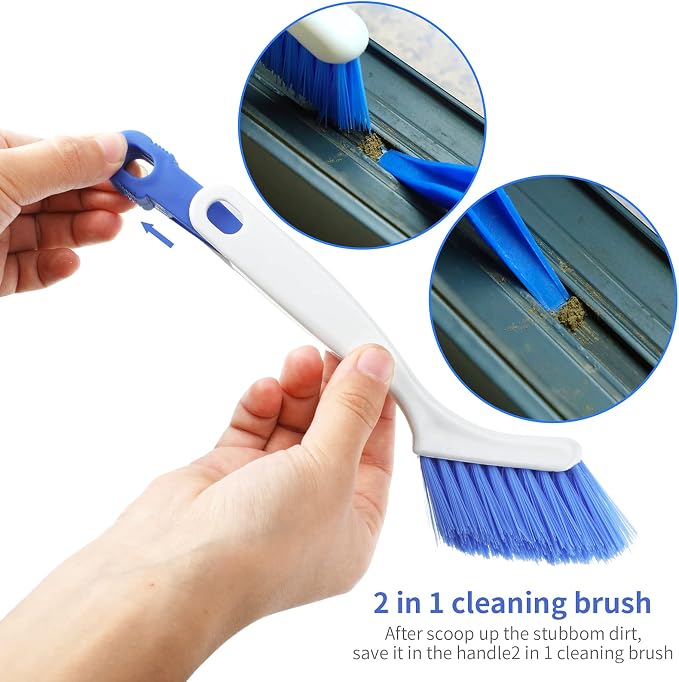 10 Pieces Cleaning Brush Small Scrub Brush, Window Door Sliding Track - Image 2
