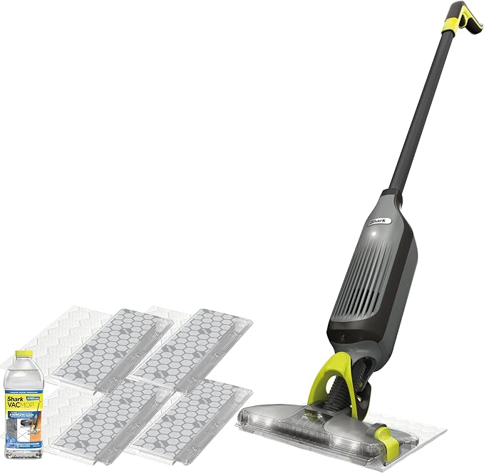 Shark VACMOP Cordless Hard Floor Cleaner, Vacuum and Spray Mop, Powerful Suction by Shark
