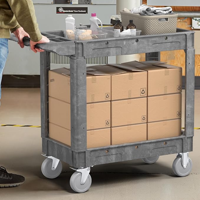 Heavy Duty Rolling Utility Cart - Image 4